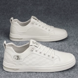 Летние рабочие туфли, мужские нескользящие кроссовки для отдыха для кожаной обуви, спортивная обувь