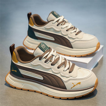 European Men's Shoes 2026 New Spring Versatile Trendy Brand High-End Casual Putian Forrest Gump Sports Dad Sneakers