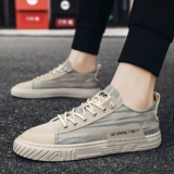 Тканевая летняя обувь, мужские тонкие дышащие универсальные низкие кроссовки для отдыха, спортивные туфли