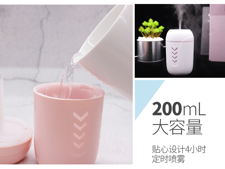 đặt máy tạo độ ẩm ở đâu Máy tạo độ ẩm rung xe hương liệu văn phòng tại nhà im lặng nước hoa rỗng chai lọc không khí USB có quạt - Máy giữ ẩm máy tạo độ ẩm phun sương