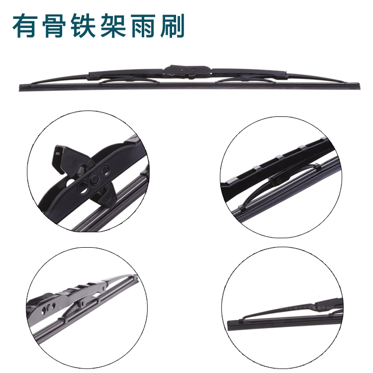 Lưỡi gạt nước ô tô không xương mảnh sắt có ba phần phía trước và phía sau dải gạt nước bán buôn phổ quát - Gạt nước kiếng cần gạt mưa ô tô