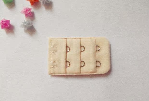 Khóa hai ngực nhỏ khóa thắt lưng Khóa áo ngực mở rộng khóa dài đồ lót Khóa ba hàng hai khóa mở rộng khóa đồ lót phụ nữ