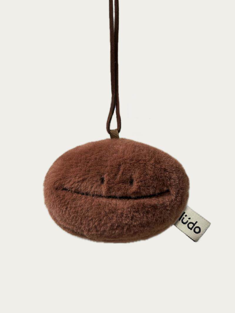 LUDO Cappuldo Scented Coffee Bean Plush Keychain detail image