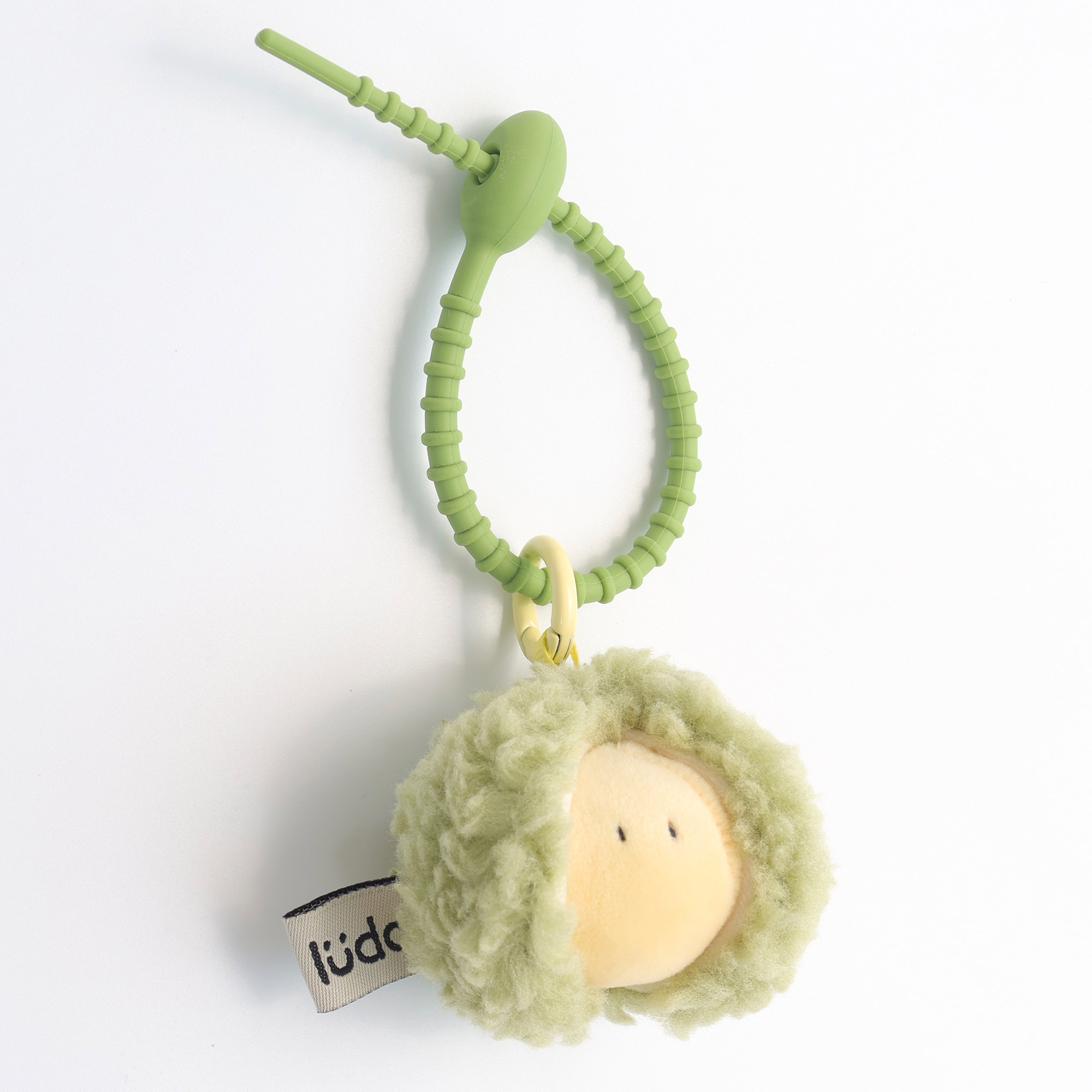 LUDO Bald Fruits Bald King Durian Plush Keychain detail image