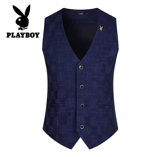 Playboy, осенний костюм, мужской жилет, пиджак классического кроя для отдыха, облегающий крой, в корейском стиле