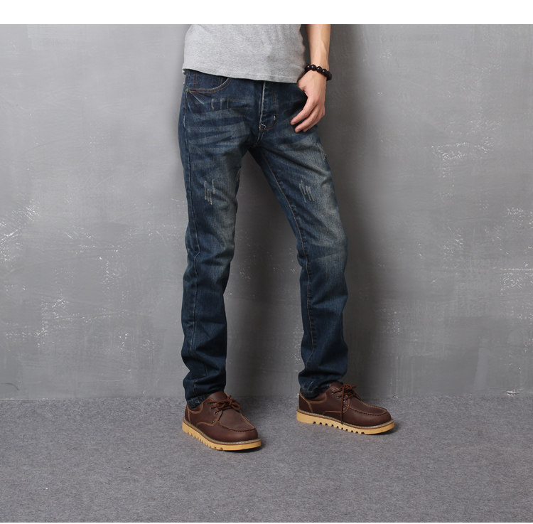 Jeans pour jeunesse droite en vrac en coton pour printemps - Ref 1477898 Image 14