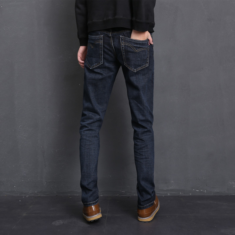 Купить Джинсы мужские Брюки слим фит, зауженные весна и осень стрейч ...