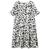 Шифоновое летнее платье, модная юбка для матери для отдыха, большой размер, по фигуре