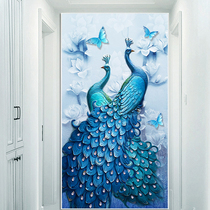 Diamond painting 2021 new living room full drilling bird point diamond cross stitch masonry sticker 5d crystal entrance 2020