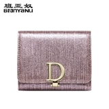 Модный бумажник, короткая складная сумка через плечо, кошелек, коллекция 2023, из натуральной кожи