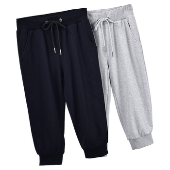 7-point sweatpants for women's summer loose mid-trousers shorts korean version 7-point sweatpants for women's summer loose mid-trousers shorts korean version