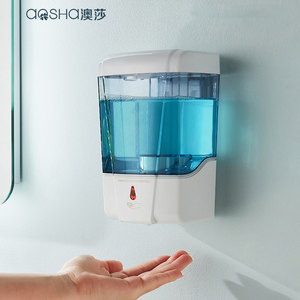 Aosha Sensor Soap Dispenser Dishwashing Liquid Machine Kitchen Automatic Hand Sanitizer Dispenser Wall-Mounted Shower Gel Mobile Phone Washing Smart Device