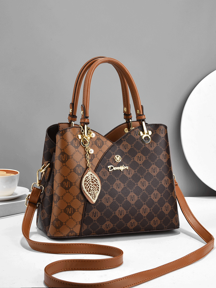 Commuting Handbag for Women 2024 New Fashion Light Luxury Large Capacity Shoulder Crossbody Bag for Ladies, Mothers, Middle-Aged Women