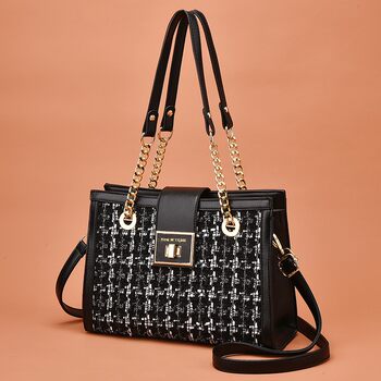 Autumn and Winter Commuter Tote Bag for Women 2025 New Fashion Hand-Held Chain Bag Large Capacity High-End Single Shoulder Crossbody Bag