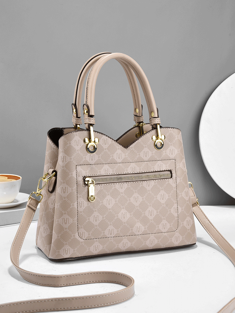 Commuting Handbag for Women 2024 New Fashion Light Luxury Large Capacity Shoulder Crossbody Bag for Ladies, Mothers, Middle-Aged Women