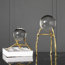 Modern Light Lavish Crystal Ball Small Swing Piece Adornment Living-room Desktop Decoration Creative Fashion Bedroom Art Crafts