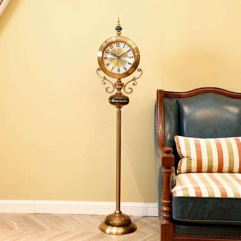 Eurostyle Landing Bell Living Room American Super Large Number Seat Bell Creative Atmosphere Modern Luxury Decoration Standout Clocks and watches