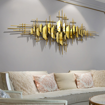 Modern metal pendant light luxury decoration wall hanging living room sofa background wall decoration simple hanging decoration creative wall decoration