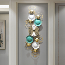 Creative Nordic living room wall clock home personality fashion simple wall clock atmospheric Art Wall watch decorative clock