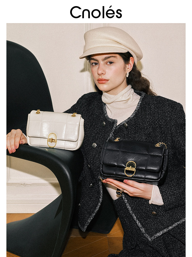[Celebrity Style] Cnoles Chain Underarm Bag For Women 2025 New Arrival Luxury Single Shoulder Crossbody Bag - Thumbnail 4
