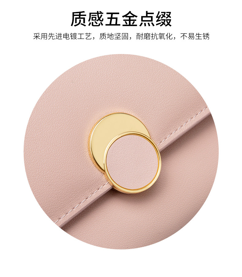 бумажник cnoles蔻一皮夹钱包女2025新款手包女小包手拿牛皮零钱包卡包女式