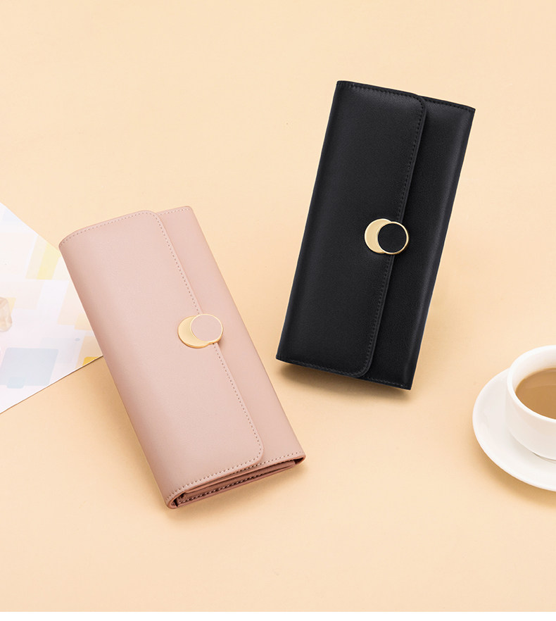 бумажник cnoles蔻一皮夹钱包女2025新款手包女小包手拿牛皮零钱包卡包女式