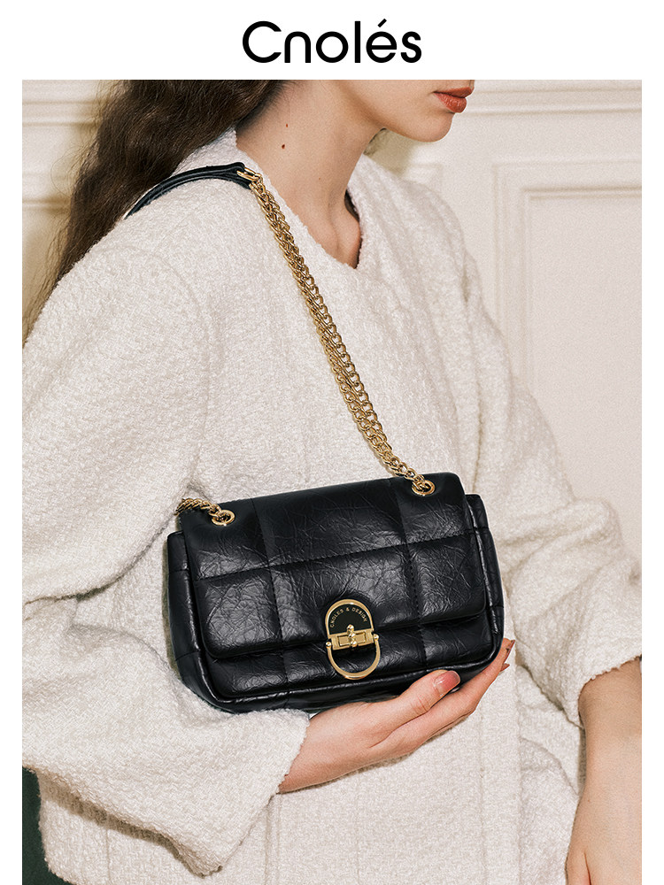 [Celebrity Style] Cnoles Chain Underarm Bag For Women 2025 New Arrival Luxury Single Shoulder Crossbody Bag - Thumbnail 2