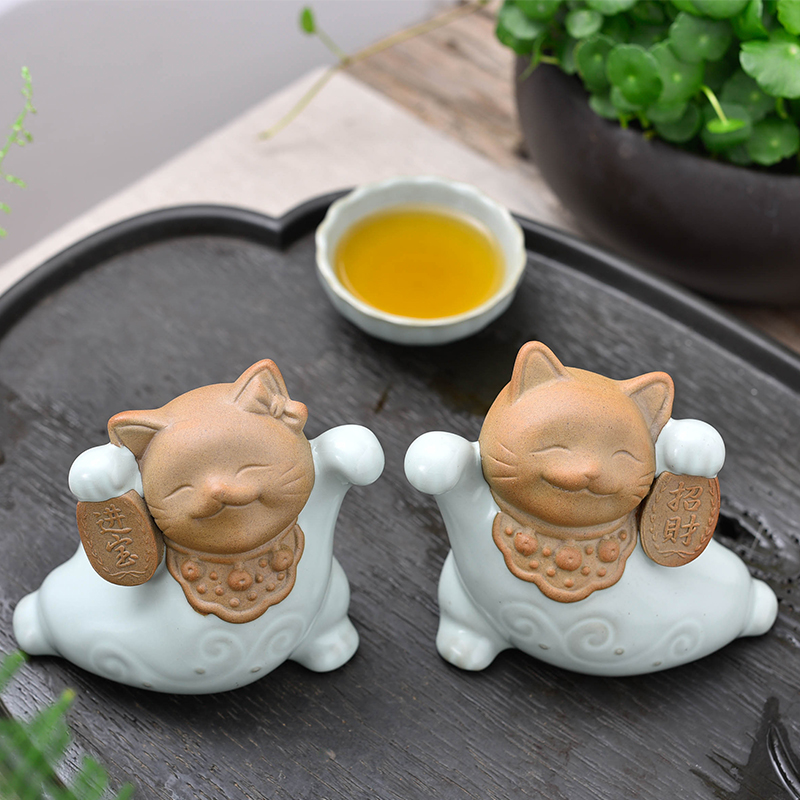 Beautiful home tea pet boutique furnishing articles your up play creative tea home furnishing articles furnishing articles plutus cat ceramics