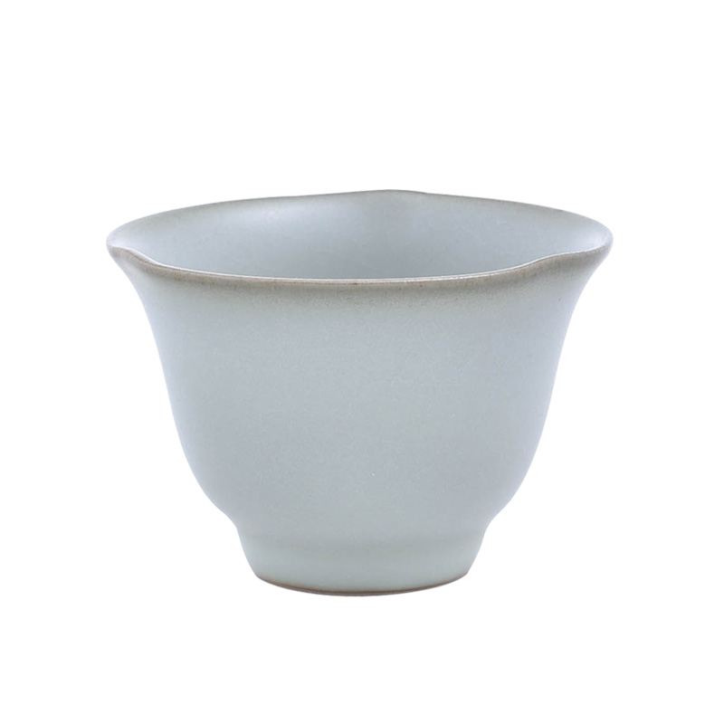 Beautiful home your up porcelain kung fu tea cup treble cup ice crack glaze manually keep open your porcelain purple sand sample tea cup