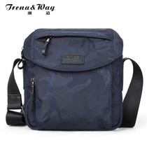 Summer Mens Bag Single Shoulder Bag Sports Casual Small Backpack Waterproof Oxford Cloth Slanted Satchel Canvas Damp bag