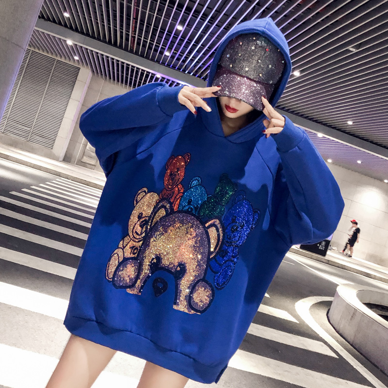 Sweatshirt femme      en Coton - Ref 3217272 Image 3