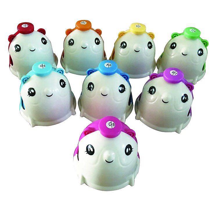 Imported mouse bell ORF fat mouse bell Eight-tone class bell Sound sense bell 8-tone class bell enlightenment teaching aids