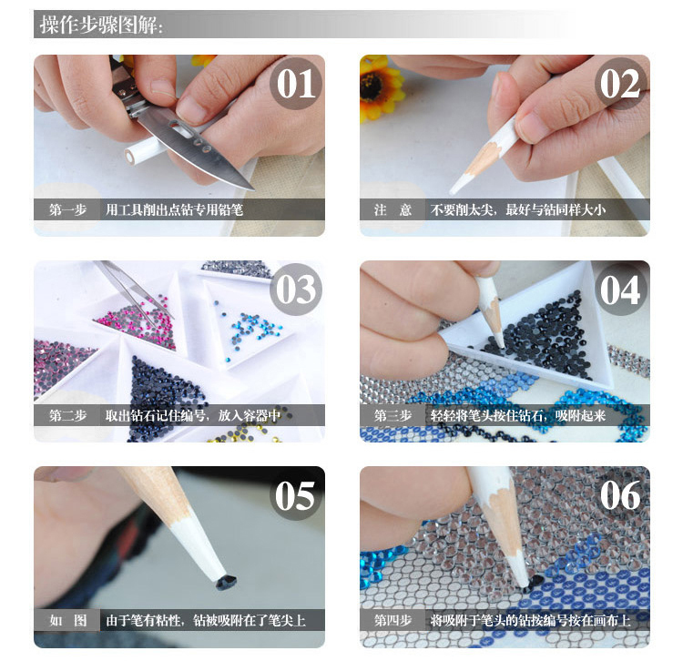 Mũi khoan điểm bút bút dính rhinestone thường được sử dụng công cụ làm móng trắng nạp kim cương tròn DIY nhanh điểm khoan bút - Công cụ Nail cọ bản nail