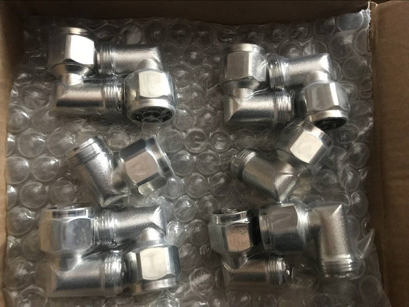 Pure copper small right angle elbow N-KJW N-JWK N revolution N mother 90 degrees right angle elbow 1 2 feeder