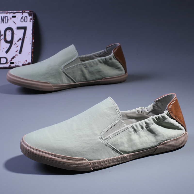 Men's shoes 2020 new Summer breathable One foot pedal Lazy Shoes Old Beijing Cloth Shoes Men Casual Shoes Shoes Sails Shoes Cloth Shoes