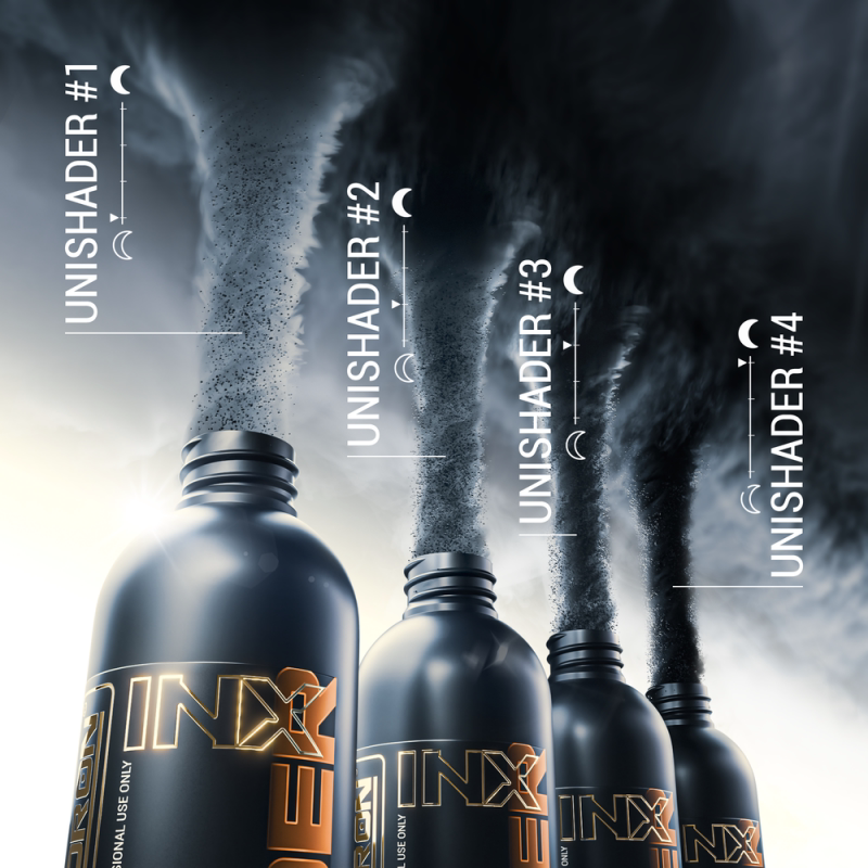 Kwadron Imported from Poland Tattoo Pigment for Outlining and Shading, Universal Black, Enhanced Black Pigment Color Scale
