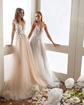 Fan-style light wedding dress with slim Yingying yarn 2022 Spring new brides wedding Exterior View Brigade Filming Senteel Light Out of the house