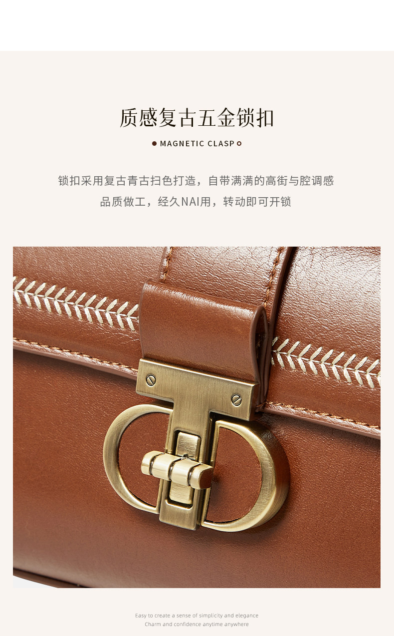  Летняя сумка через плечо, небольшая сумка, изысканный стиль, подарок на день рождения, из натуральной кожи Nalan du 