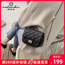 Narandu bag 2021 New Tide leather Women bag autumn wild shoulder bag female fashion Net red chain bag