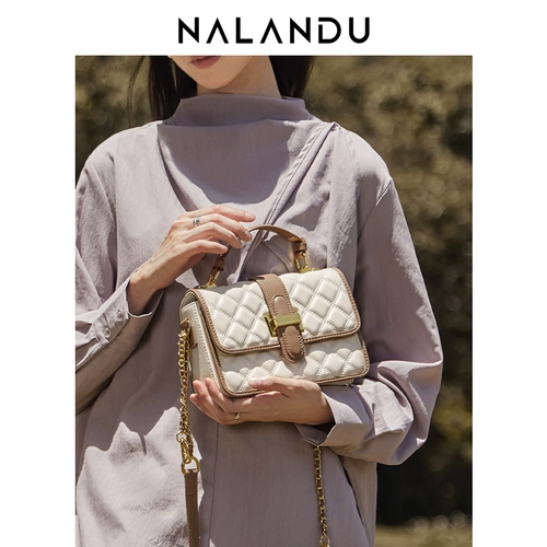 纳兰杜 Сумка через плечо, из натуральной кожи, подарок на день рождения, изысканный стиль