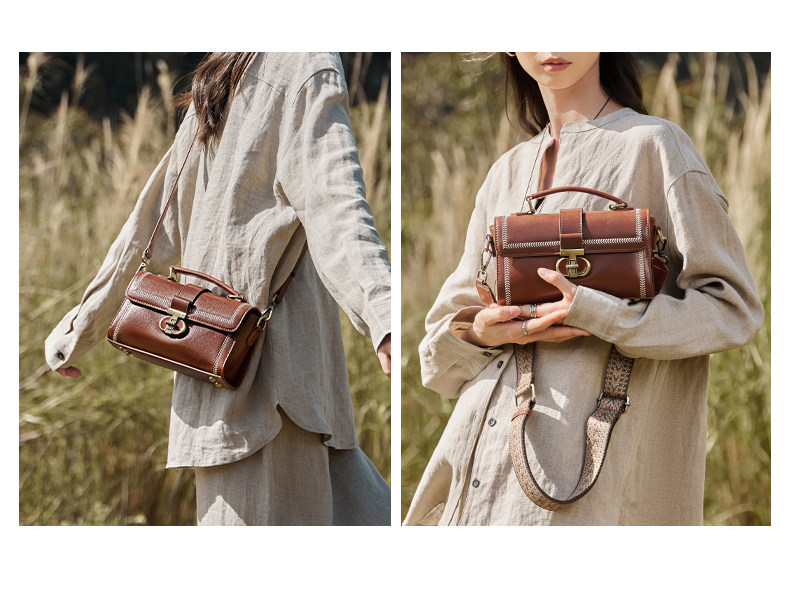  Летняя сумка через плечо, небольшая сумка, изысканный стиль, подарок на день рождения, из натуральной кожи Nalan du 