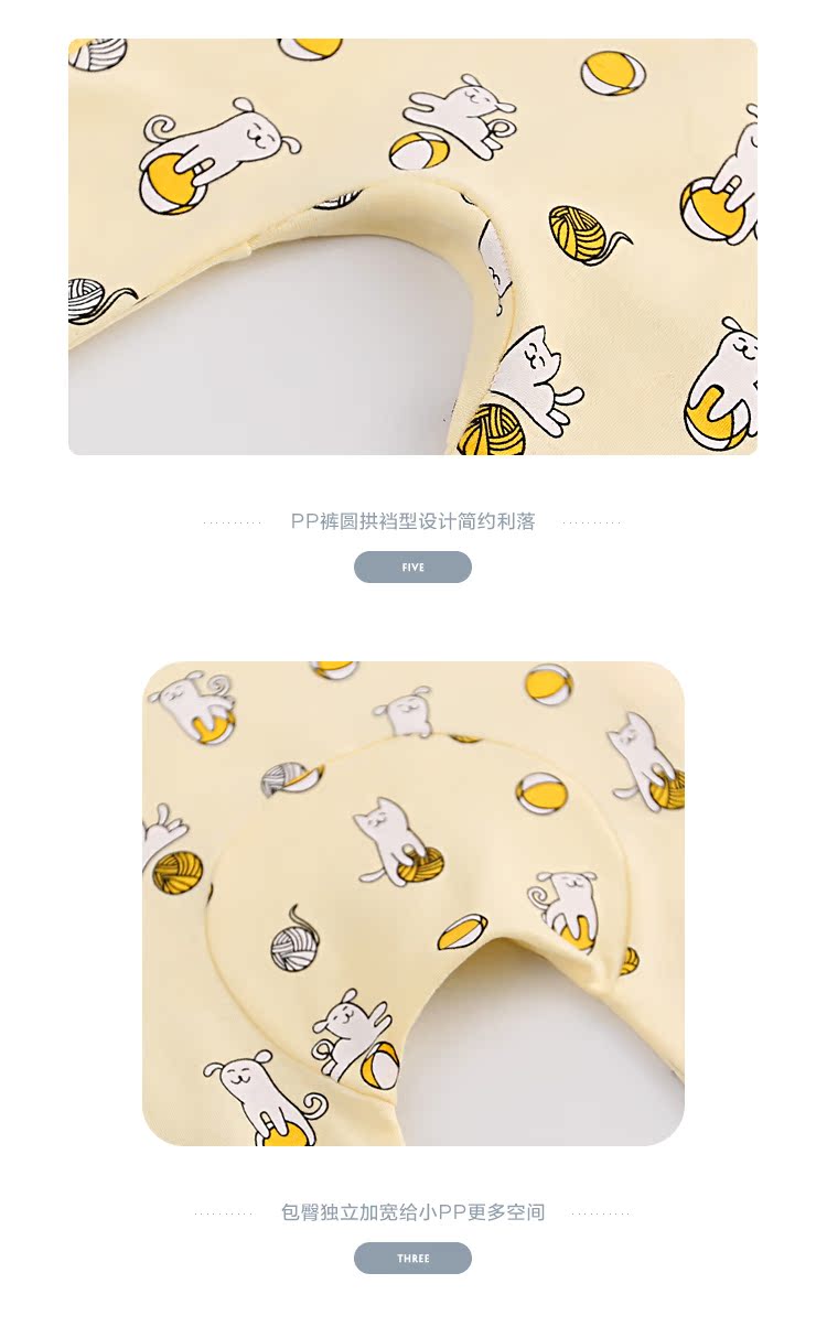 Quần áo cotton nam mùa xuân và mùa thu mẫu quần áo bò quần áo sơ sinh dài tay jumpsuit bé ra khỏi quần áo phụ nữ quần áo trẻ em xuất khẩu