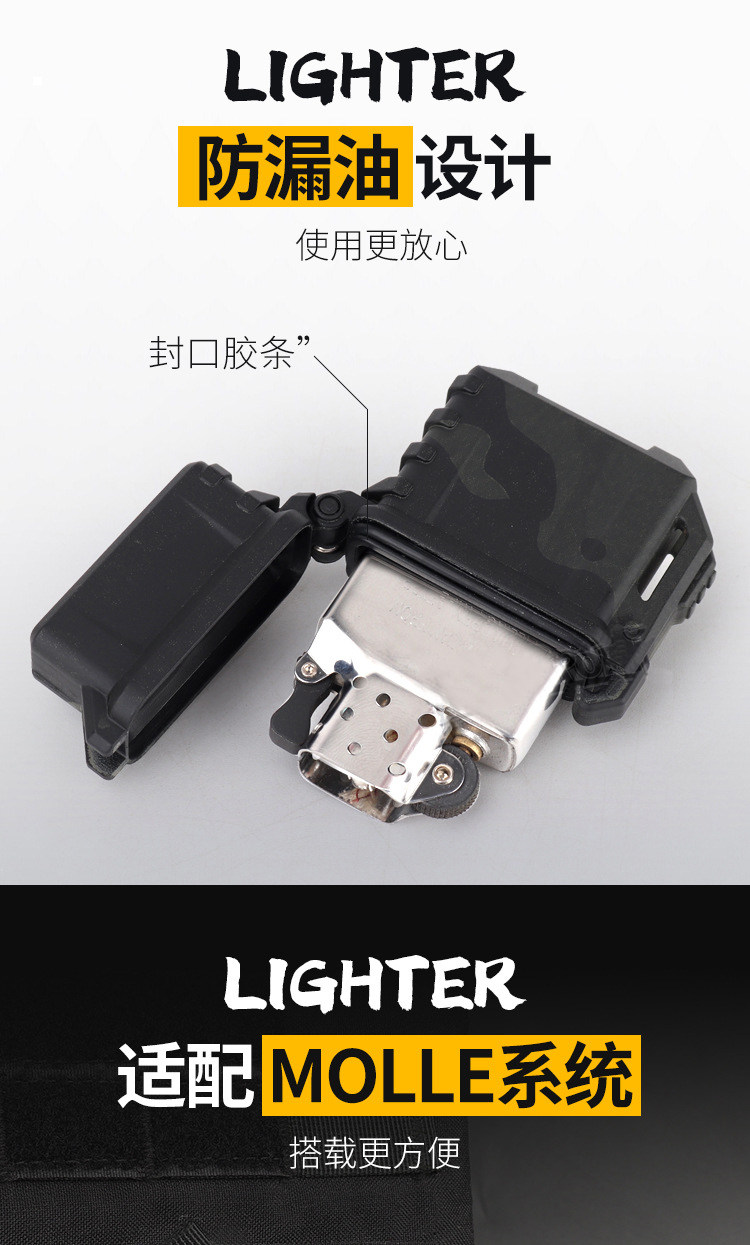 Тактическая камуфляжная универсальная зажигалка, вкладыш, тактический жилет, рюкзак OTHER / Other 