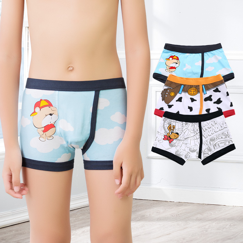 Mother & Kids Boys' Clothing 4pcs 100 Cotton Boys Underwear Kids