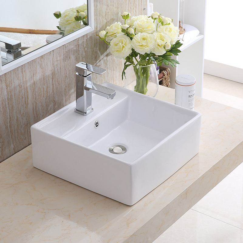 Square Table Basin Art Basin Wash Basin Wash Basin Wash Pool With Tap Hole Diameter 38 38 42 47 47