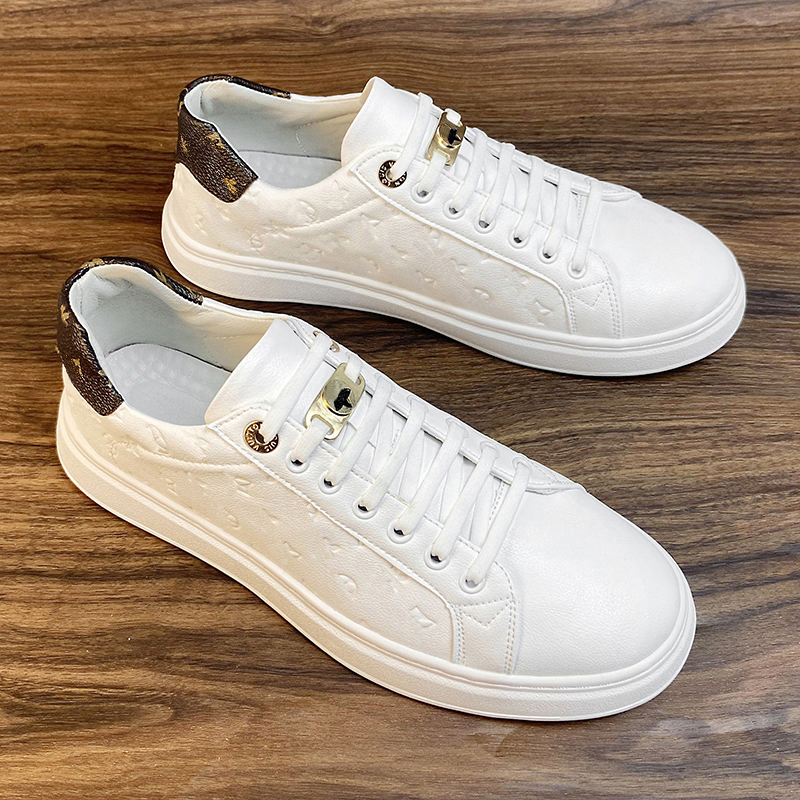 European Station Little White Shoe Men's fall 2023 new men's casual board shoes men's shoes for men's shoes autumn and winter one foot pedal-Taobao