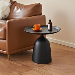 Nordic Coffee Table ins Cream-Style Sofa Side Table Internet-Famous Bedside Storage Table Small Apartment Balcony Leisure Small Round Table