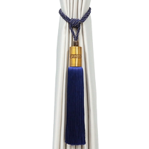 Curtain straps light luxury high-end simple metal hanging balls tassels and spikes creative lanyards tie-ups one pair