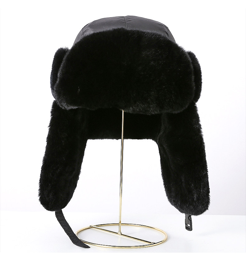 Lexus Сан - кролик зима мужской и женщины лэй фэн шапка к северо-востоку на открытом воздухе холодный катание на лыжах кепка верховая езда счет утолщённый сохраняющий тепло хлопок кепка 