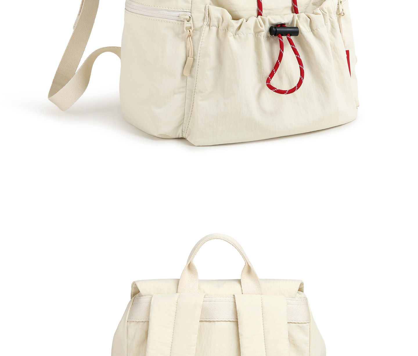TOUTOU Drawstring Nylon Backpack